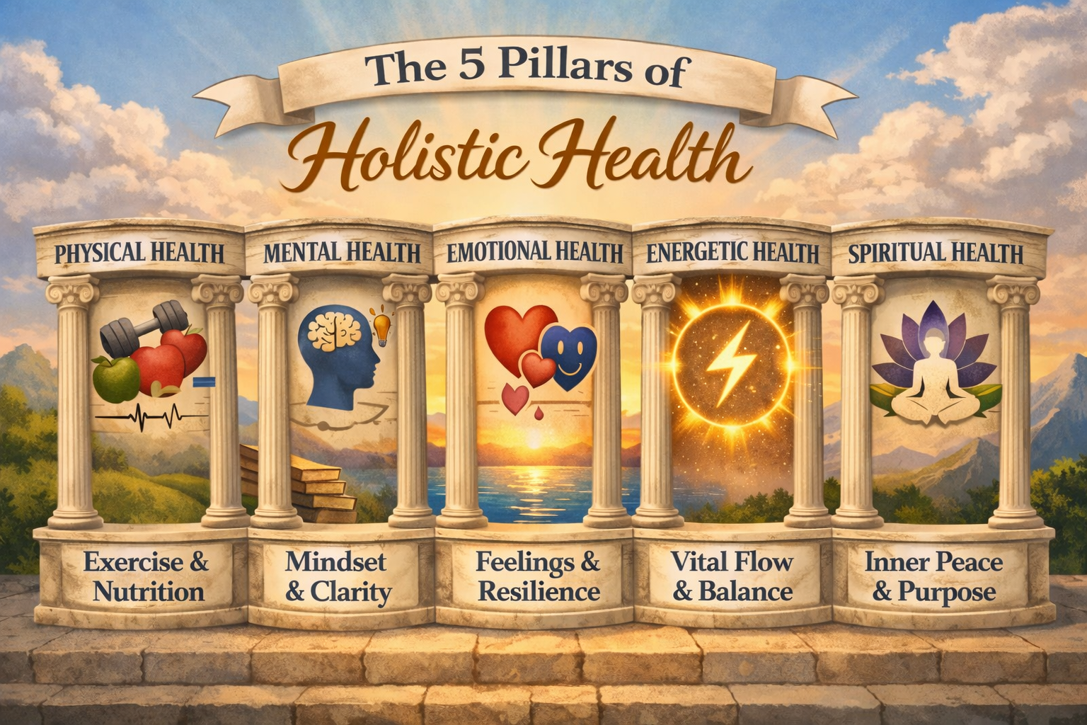 The 5 Pillars of Holistic Health: More Than Just the Physical